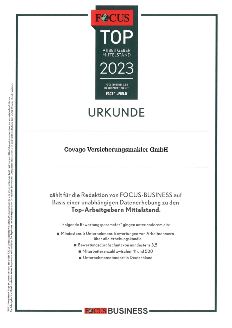 Focus Top Arbeitgeber 2023