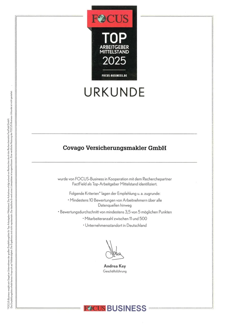 Focus Top Arbeitgeber 2025